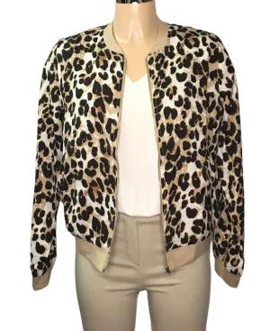 Leopard Print Bomber Jacket (2 Colours)