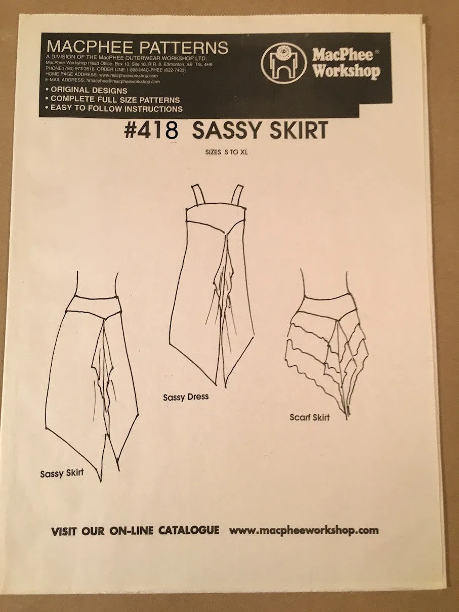 #418 SASSY SKIRT