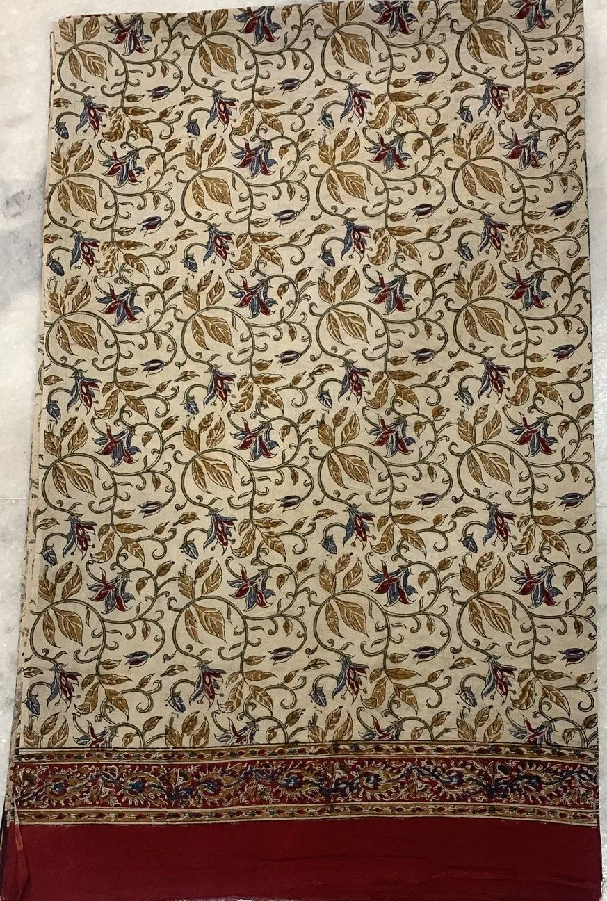 600-076 Women's Scarf - Hand Block Printed