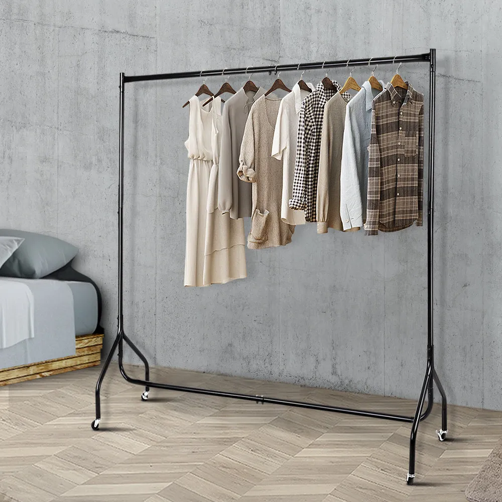 6FT Metal Clothes Rack, Anti-Slip, 60kg Capacity, Artiss