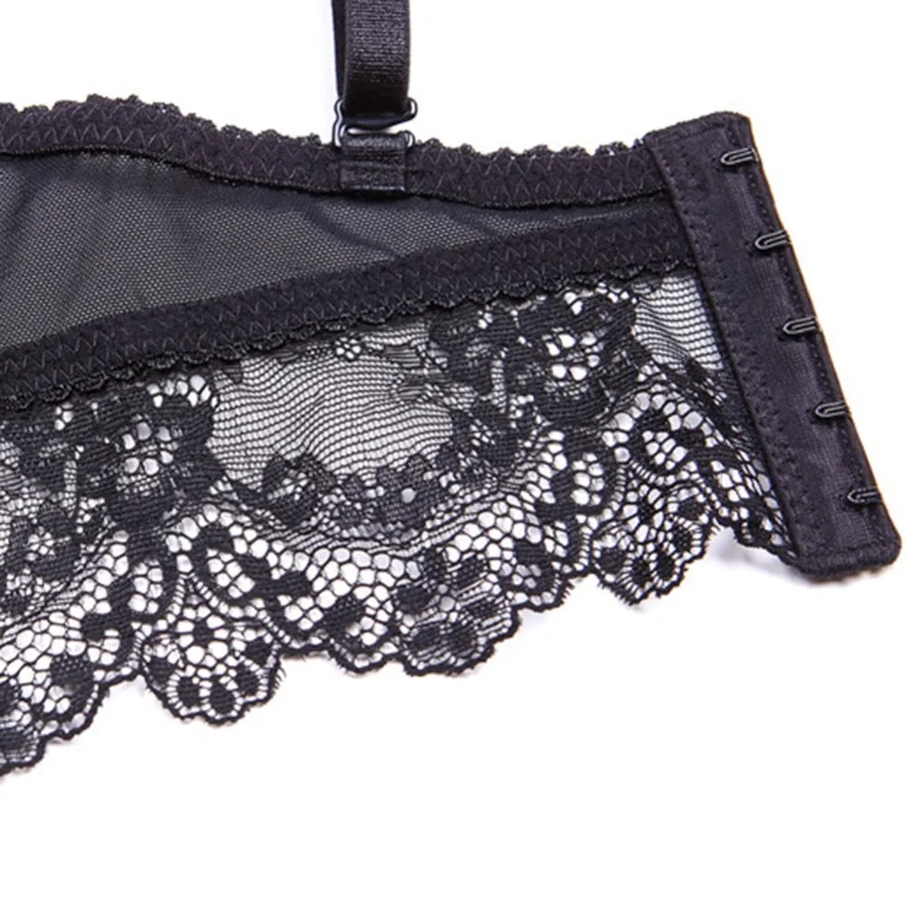 7 Piece Lace Thong Underwear Lingerie Set