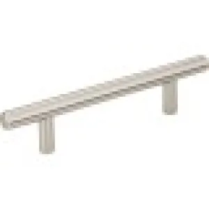 96 MM CENTER-TO-CENTER SATIN NICKEL NAPLES CABINET BAR PULL #156SN