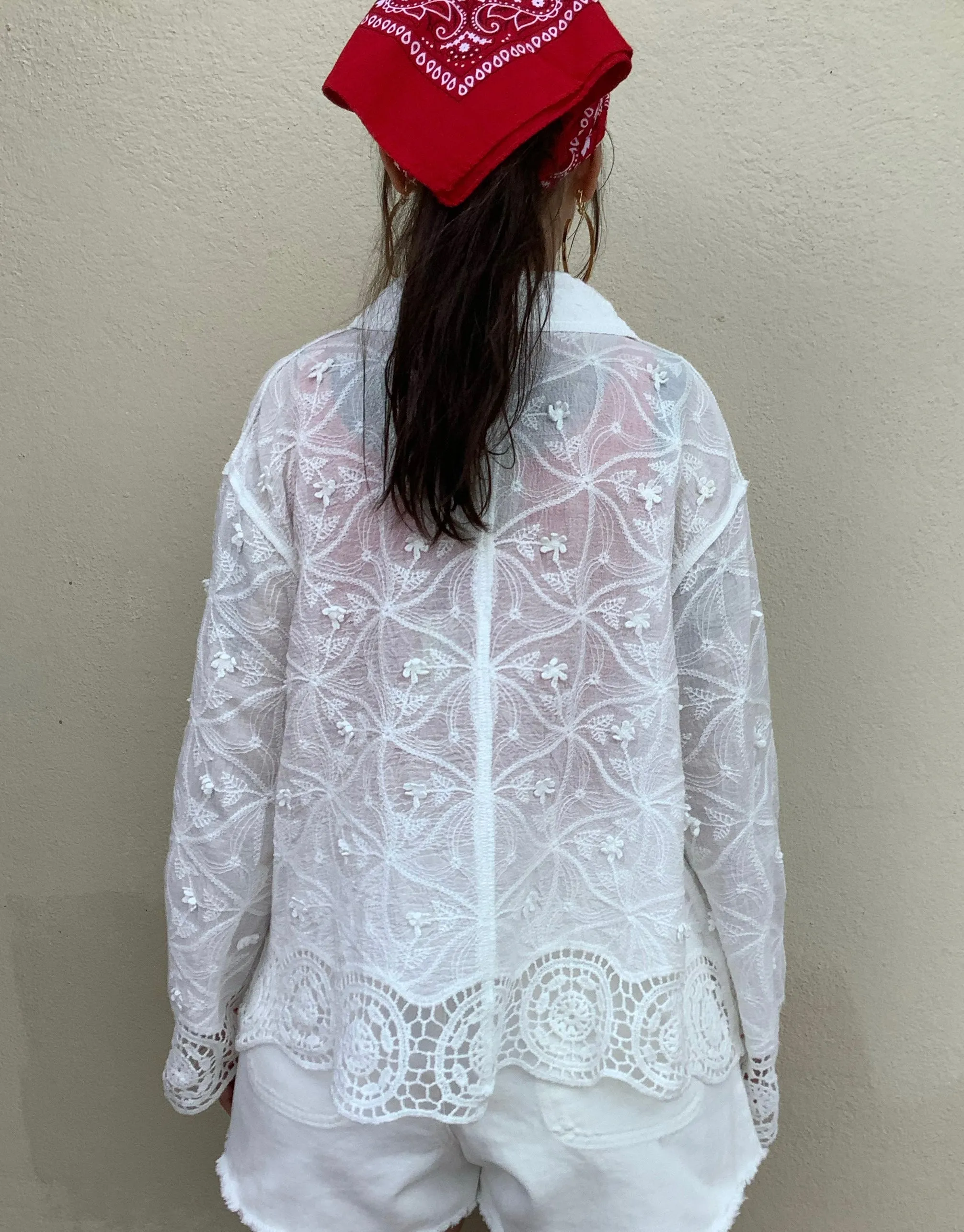 Adrianne Lace Jacket