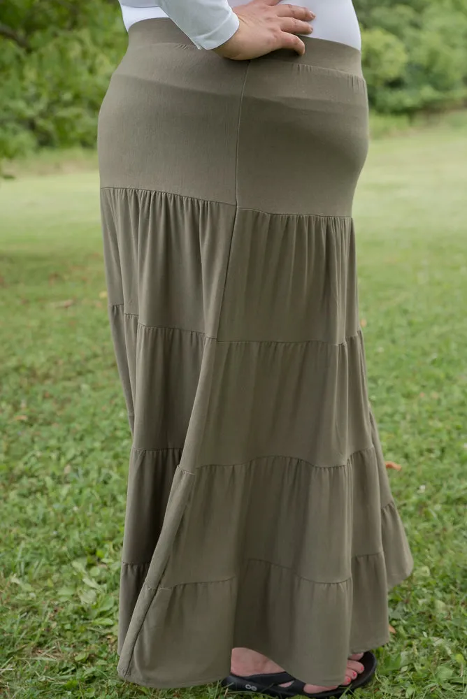 All Around Skirt in Olive [Online Exclusive]