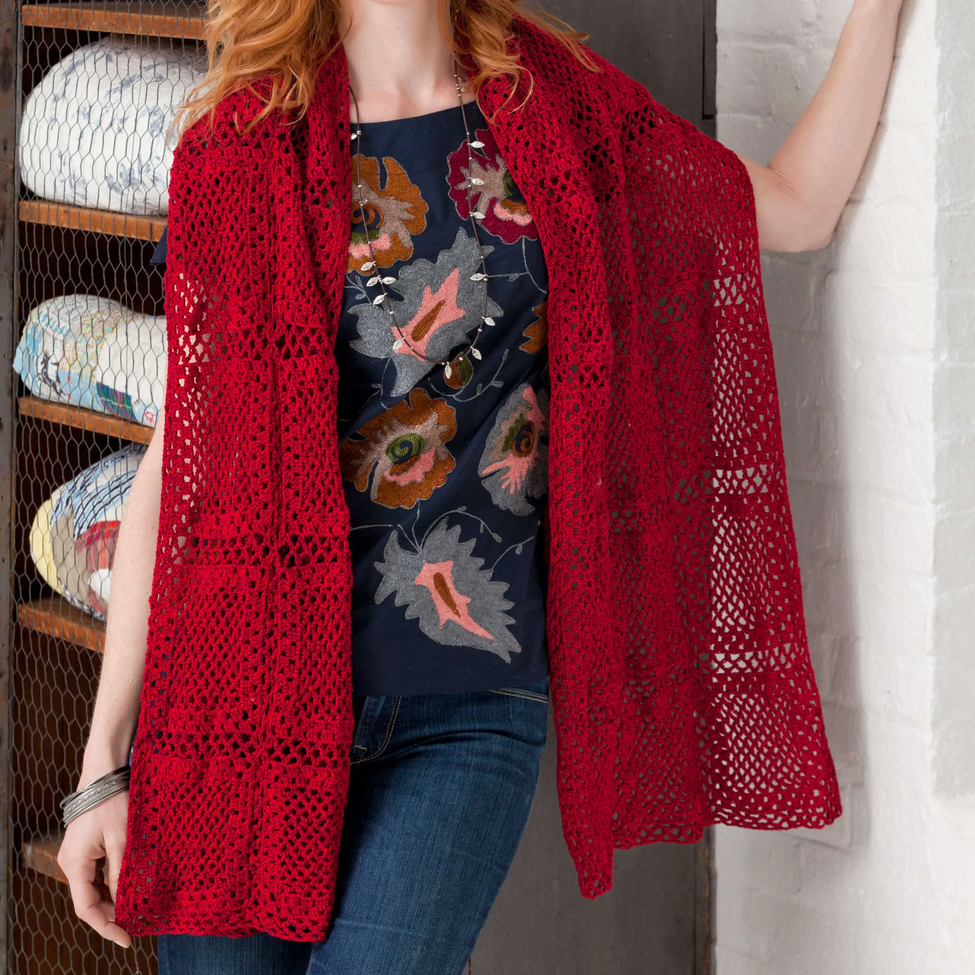 Aunt Lydia's Crochet Romantic Shawl