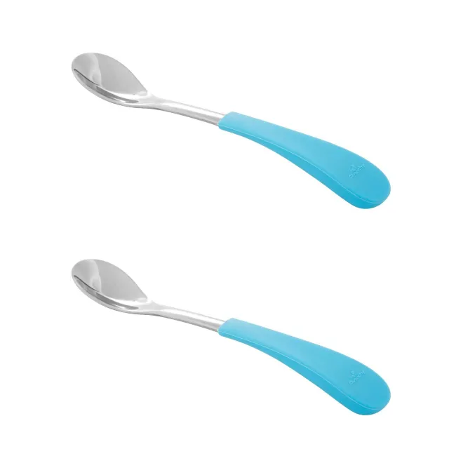 avanchy infant spoon stainless steel 2pk