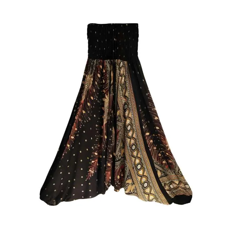 Boho Harem Big Crotch Skirt Pants