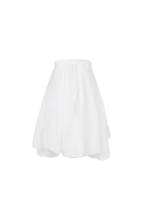 Bong Benh Bubble See-Through Cotton Lawn Midi Skirt