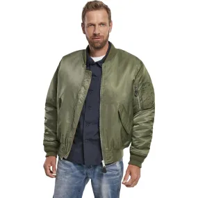 Brandit MA1 Bomber Flight Jacket Olive Green