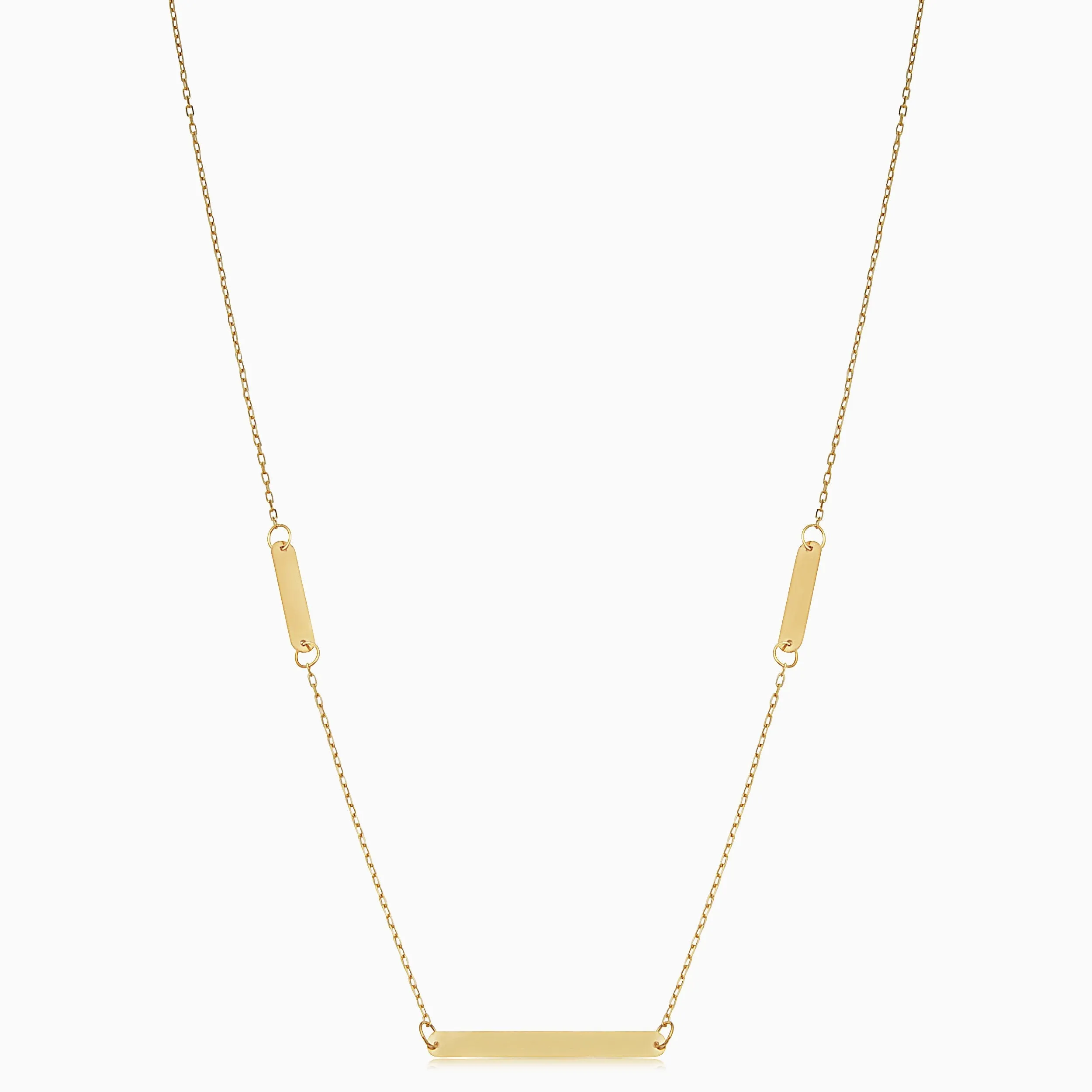 Brooklyn Bar Station Necklace