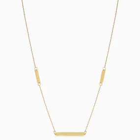 Brooklyn Bar Station Necklace