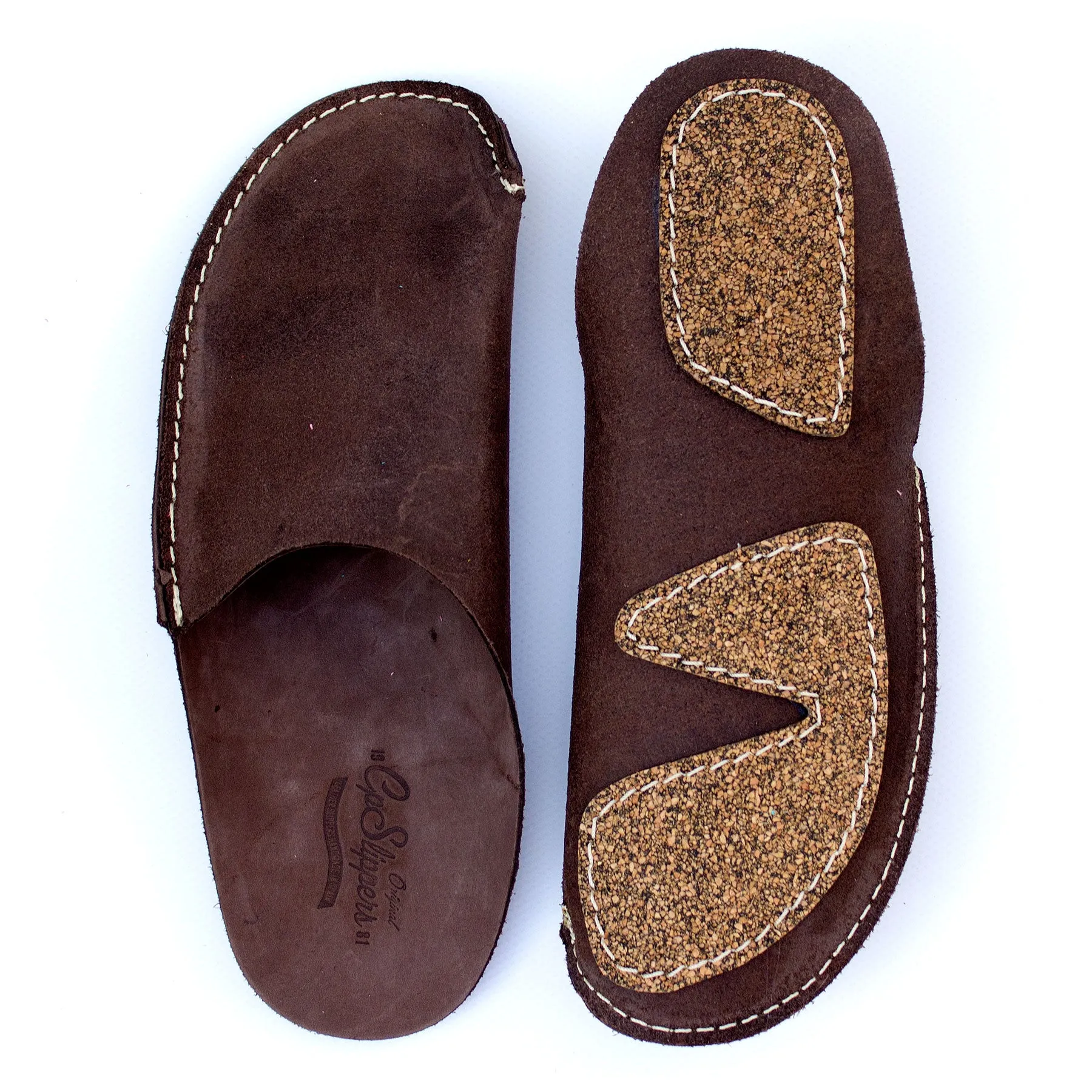 Brown CP Slippers Luxe