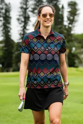 CA Ladies Funky Golf Shirt | Ethnic