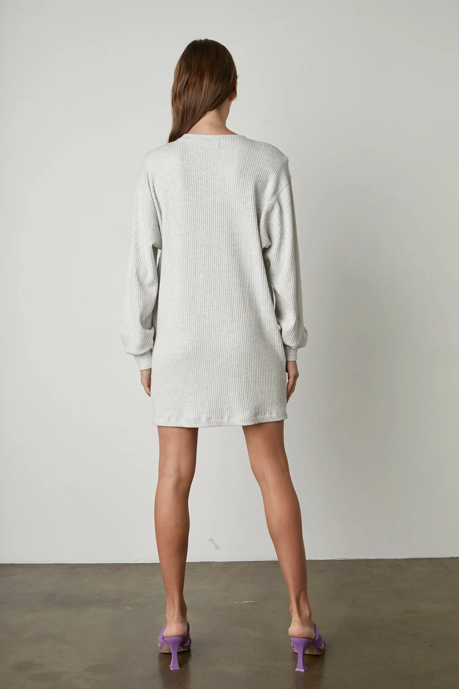 Camille Lux Rib Sweater Dress