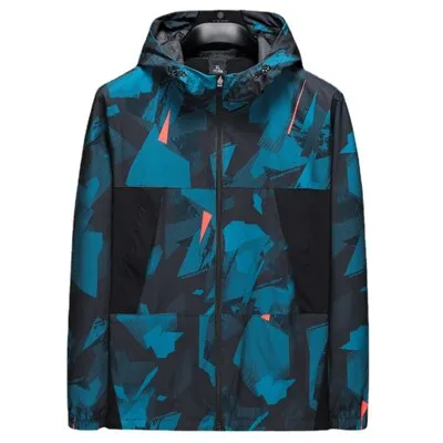 Camouflage Printed Polyester Jacket