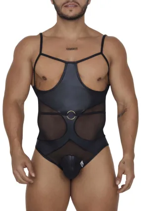 CandyMan 99670 Harness Bodysuit Color Black