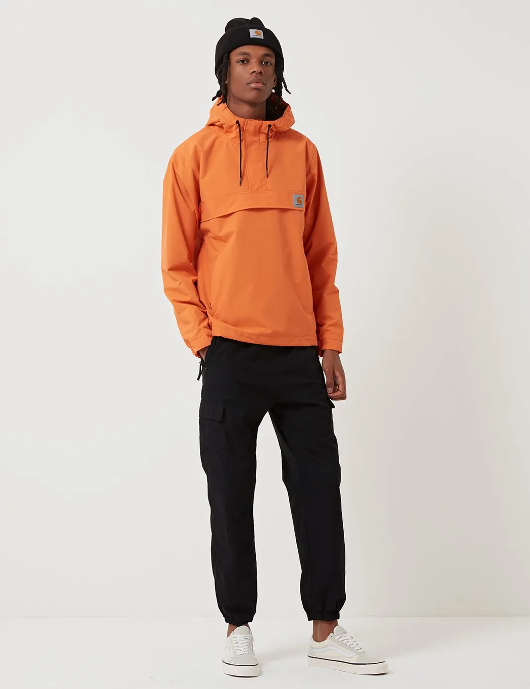 Carhartt-WIP Nimbus Half-Zip Jacket (Un-Lined) - Jaffa Orange