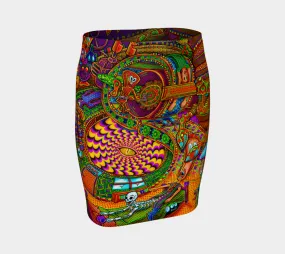 CARNIVAL OF THE ABYSS | FITTED SKIRT | SALVIADROID