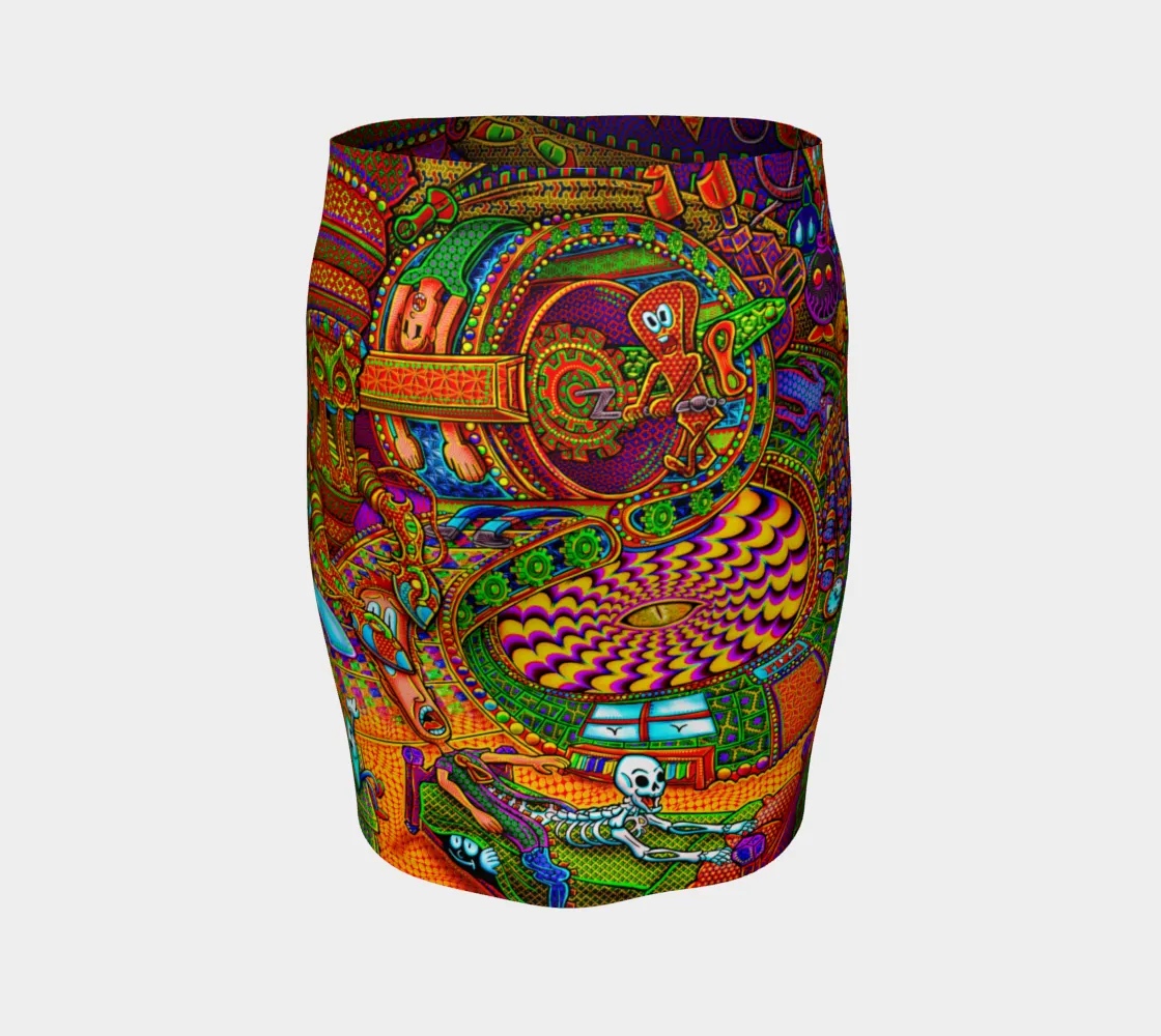 CARNIVAL OF THE ABYSS | FITTED SKIRT | SALVIADROID