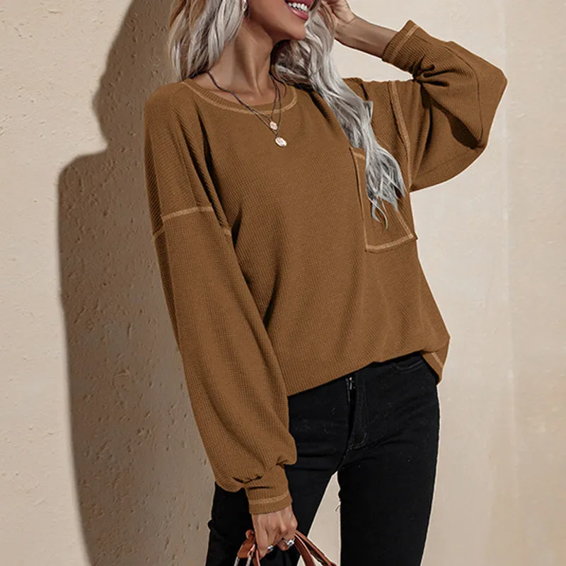 Casual Loose Tunic Sweatshirt