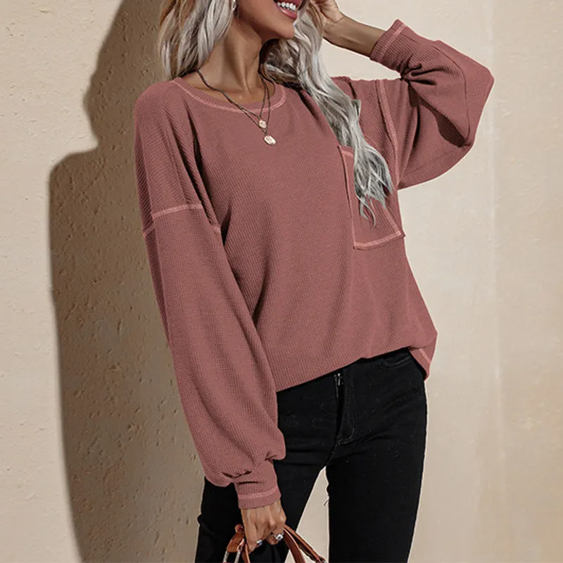 Casual Loose Tunic Sweatshirt