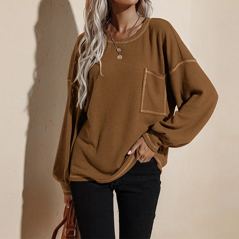 Casual Loose Tunic Sweatshirt