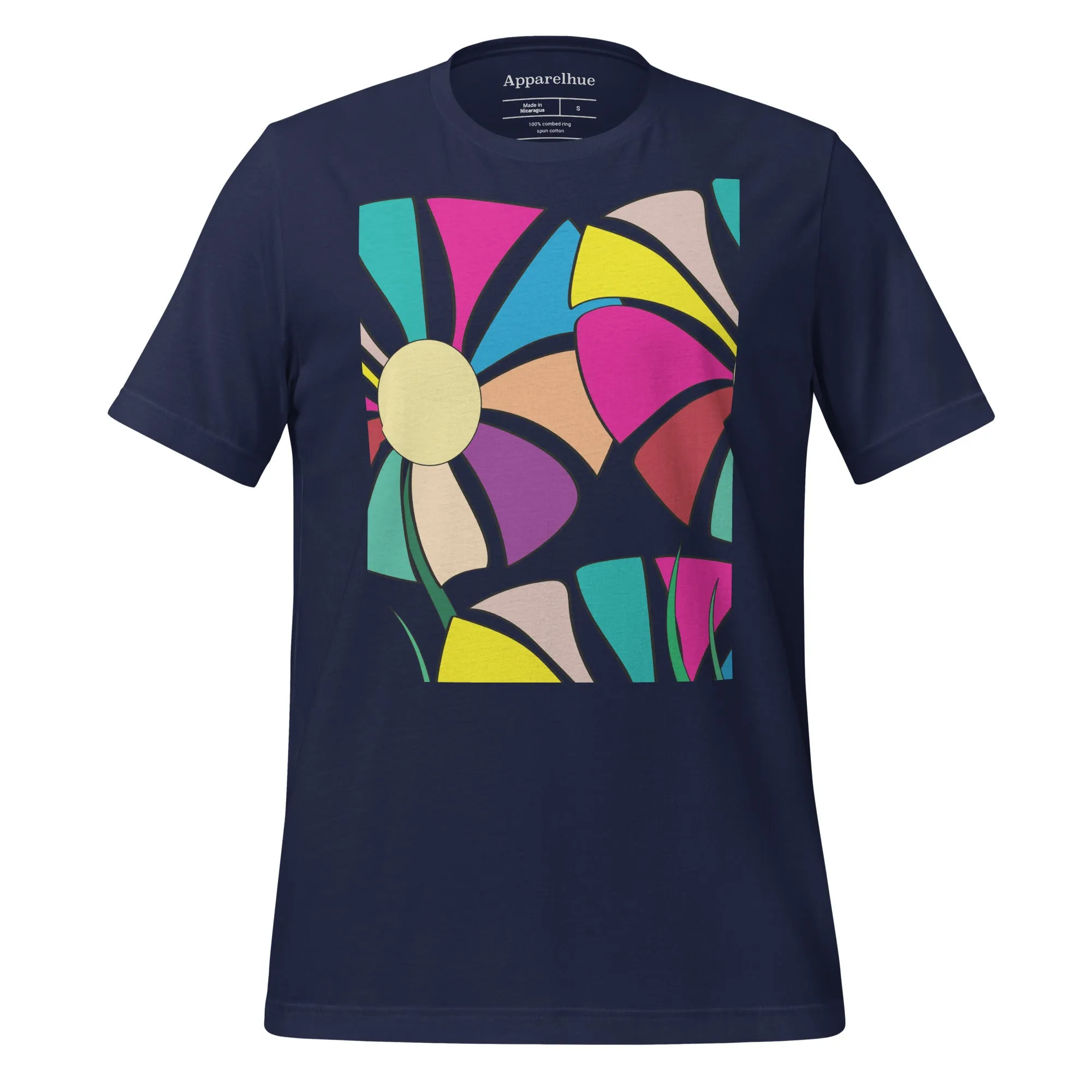 Colorful Flower T-Shirt, Vibrant Floral Art Tee, Wildflower Unisex T-Shirt, Flower Lovers Tee