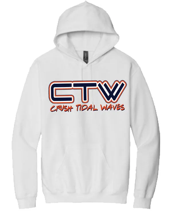 Crush Tidal Wave design hoodie – Adult