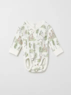 Dancing Bear Print Babygrow