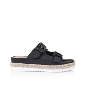 Denmark Footbed Slides - Black