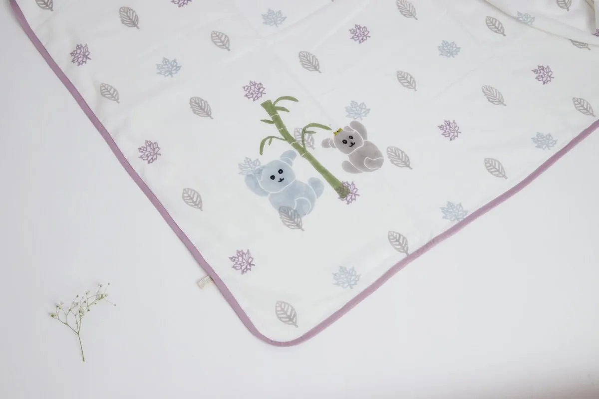 Dohar- K for Koala- Purple | Muslin blanket