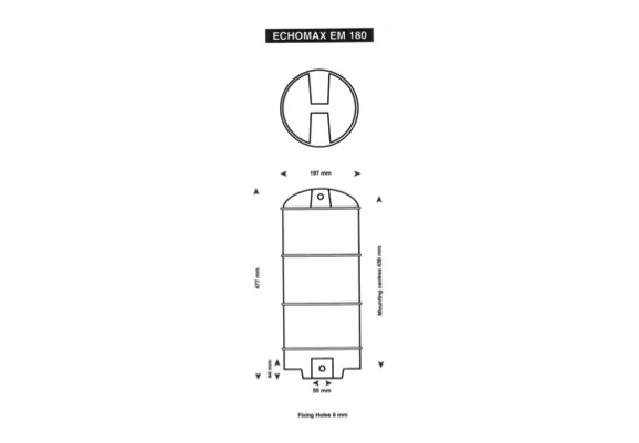 Echomax 180 Radar Reflector