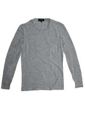 Ermenegildo Zegna Long Sleeve T-Shirt Gray XL - FINAL SALE