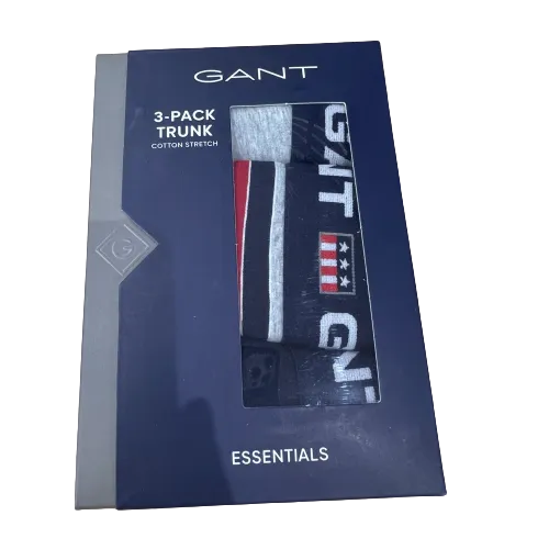 GANT - 3 Pack Trunk Essentials - Assorted Colours (1 x Stripe)