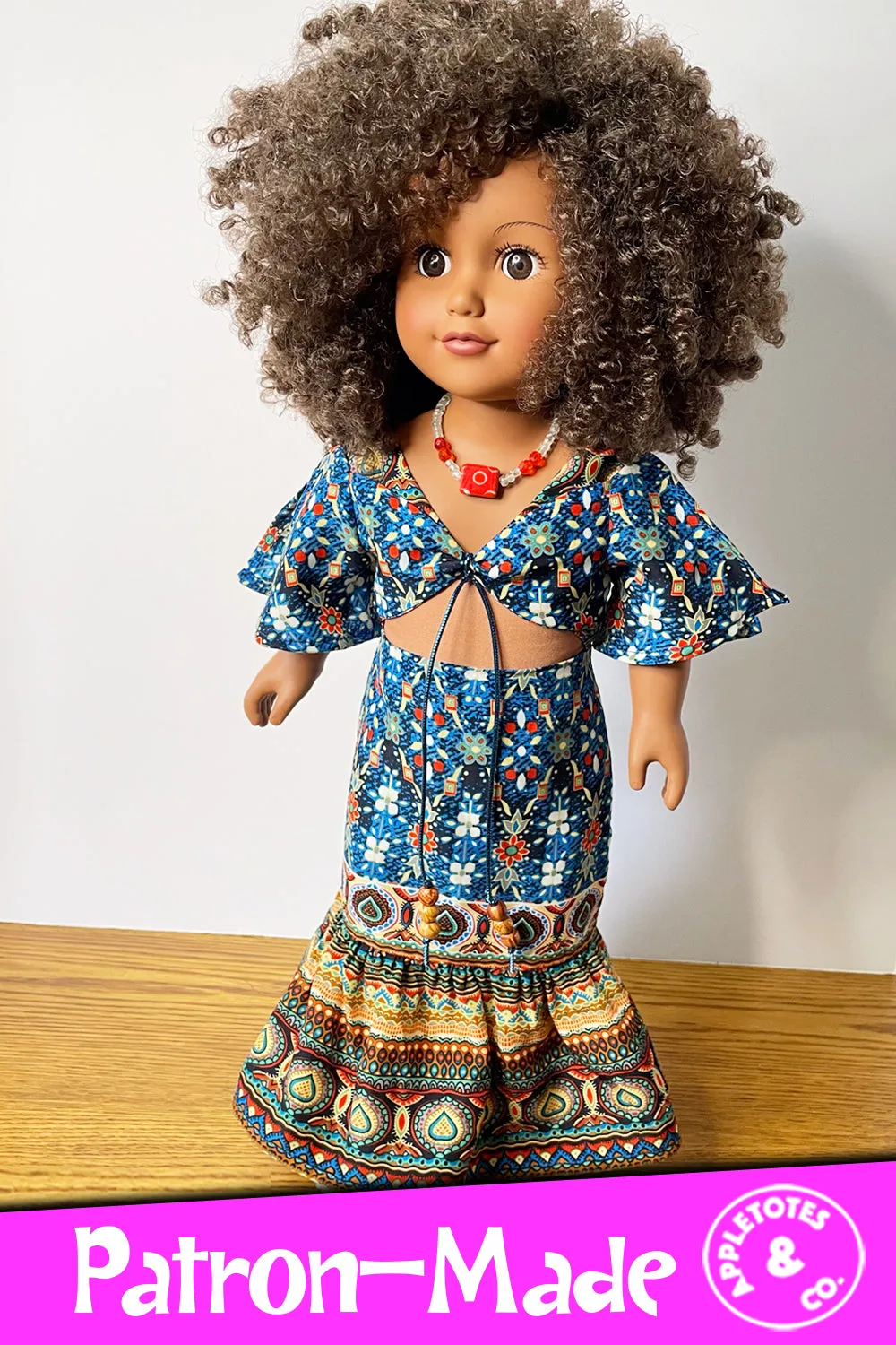 Giada Dress 18 Inch Doll Sewing Pattern