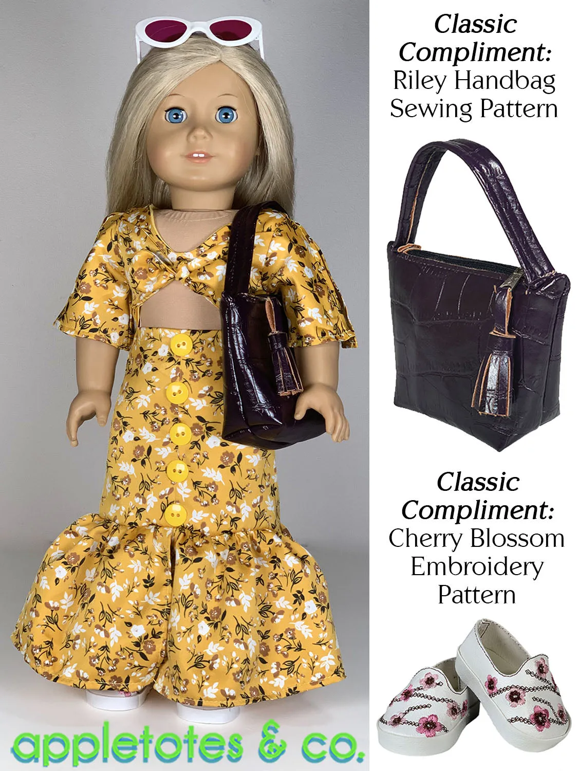 Giada Dress 18 Inch Doll Sewing Pattern