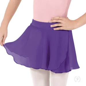 Girls Chiffon Mock Wrap Pull On Skirt (10127)