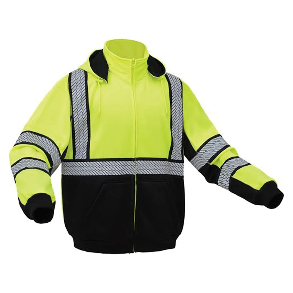 GSS Safety ANSI 3 ONYX Heavyweight Hi-Vis Sweatshirt