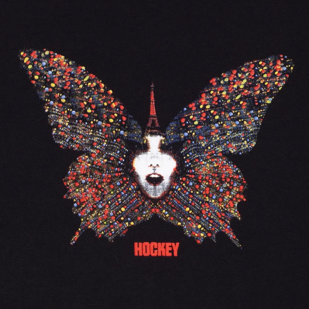 HOCKEY FIREWORK T SHIRT BLACK