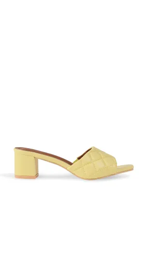 HOLLY BLOCK HEEL MULE