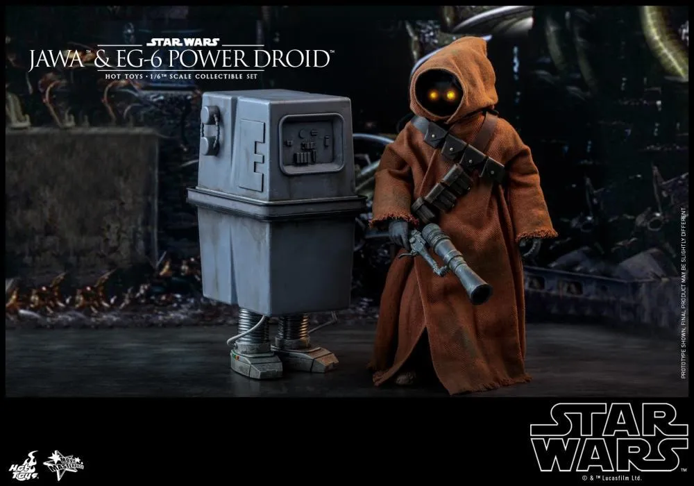 Hot Toys 1/6 Star Wars ANH Jawa & EG-6 Power Droid 1/6 Scale Collectible Figure Two-Pack MMS554 Action Figure