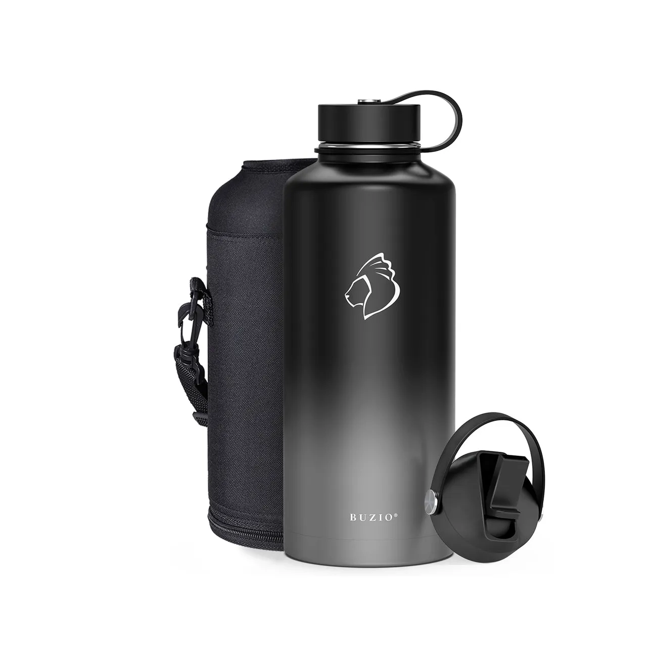 Insulated Water Bottle with Straw Lid | 87oz | Shadow