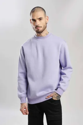 Iris Lavender Oversized Sweatshirt