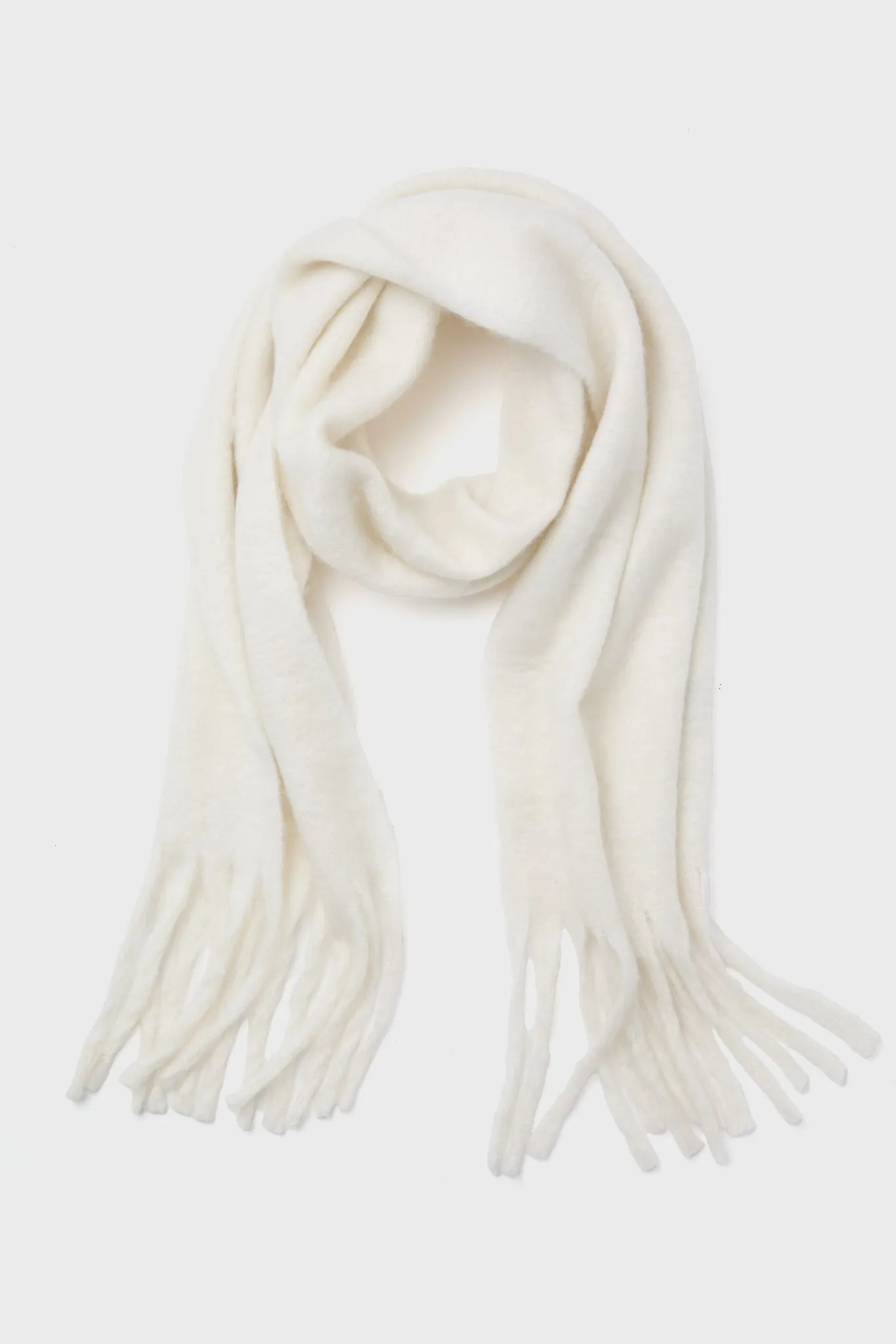 Ivory Chic Solid Scarf