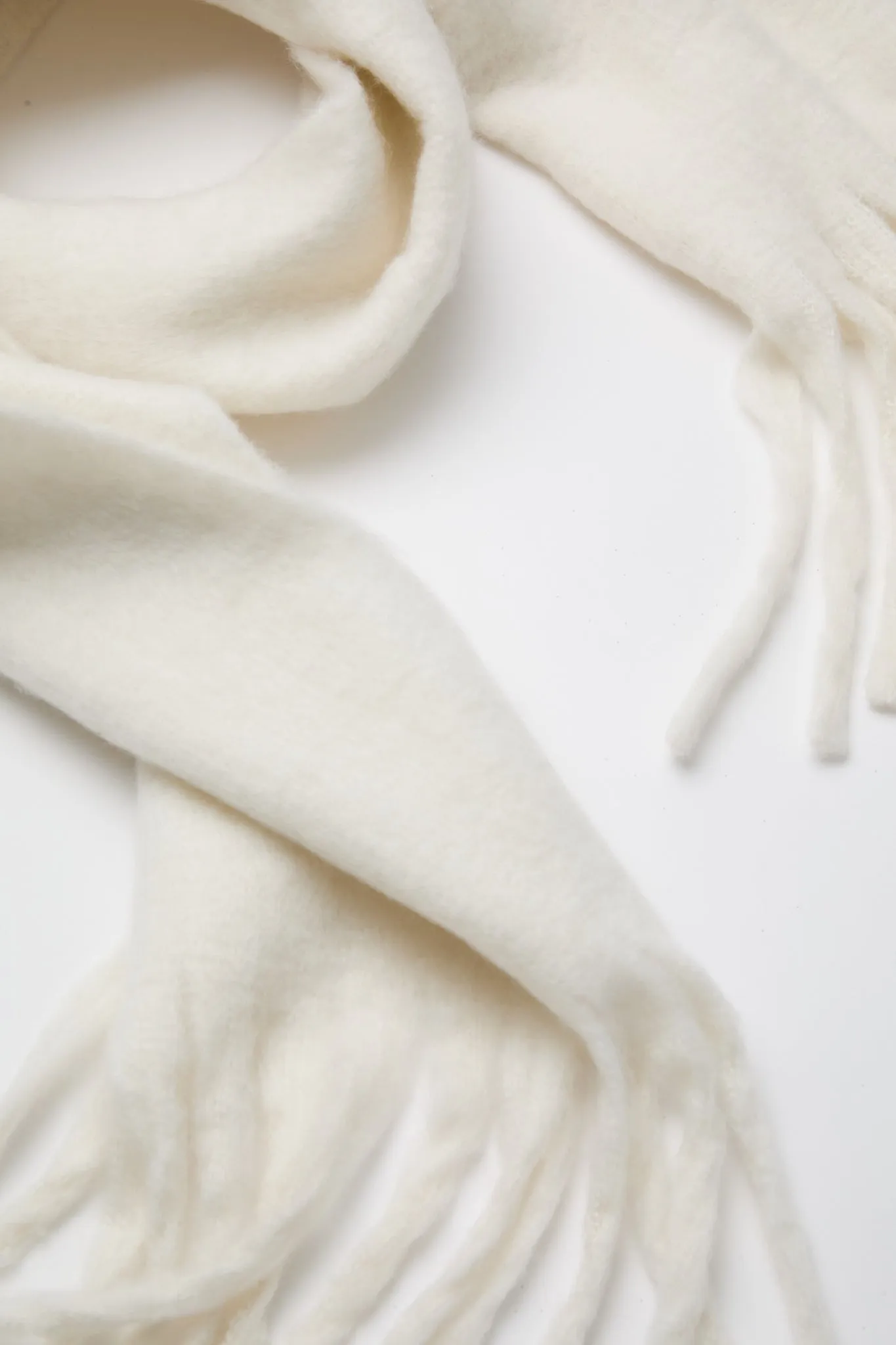 Ivory Chic Solid Scarf