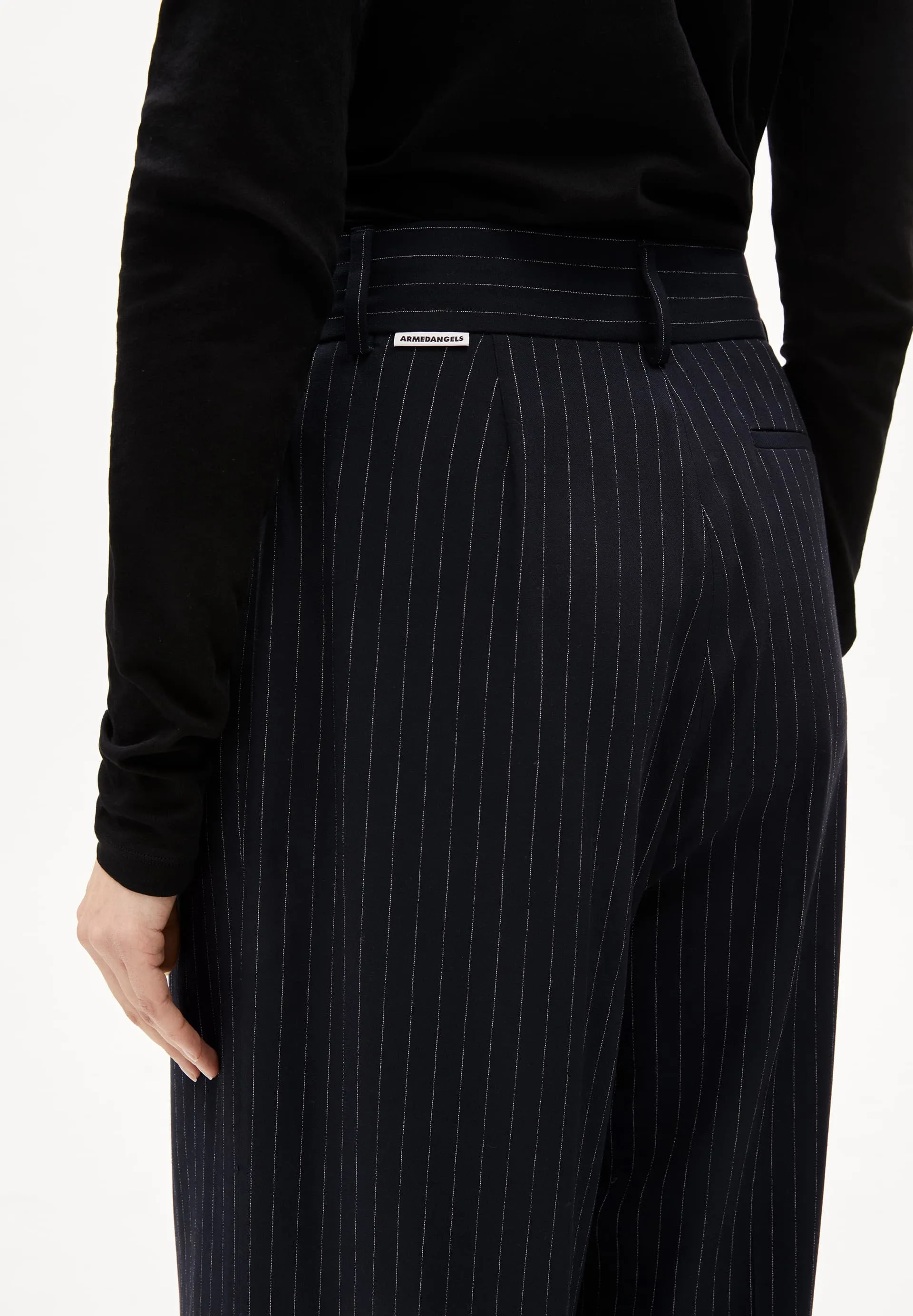 Kaayua Pinstripe Pants - Night Sky