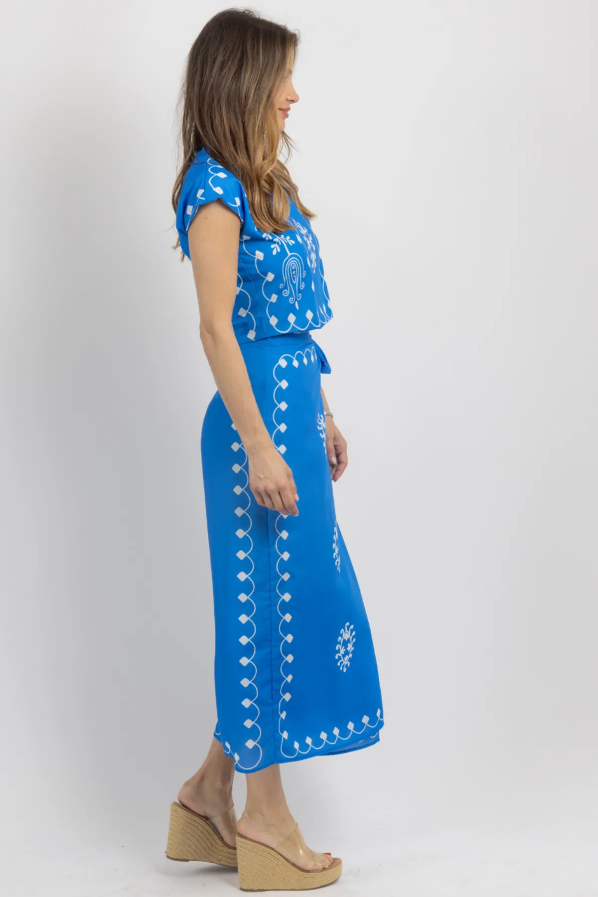 KAMORA COBALT SKIRT SET *BACK IN STOCK*