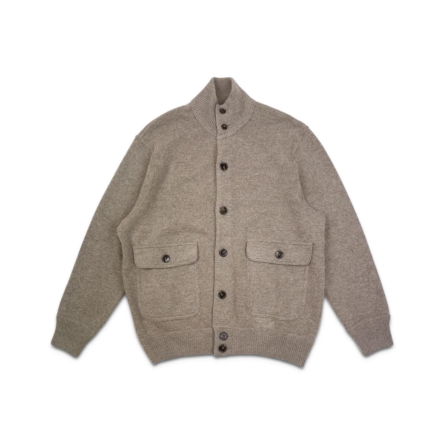 Knitted Bomber in Taupe