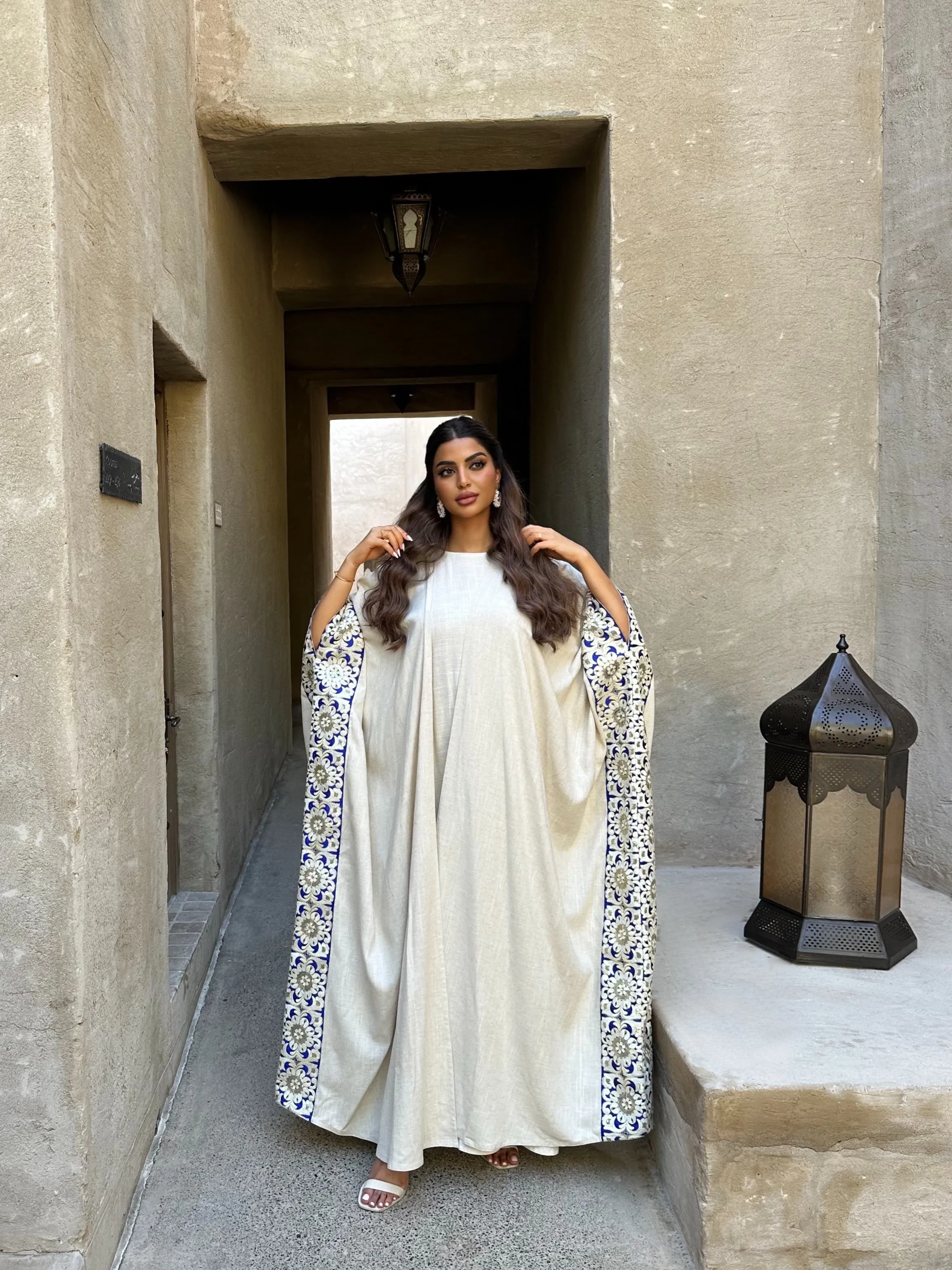 LINEN BISHT ABAYA #436