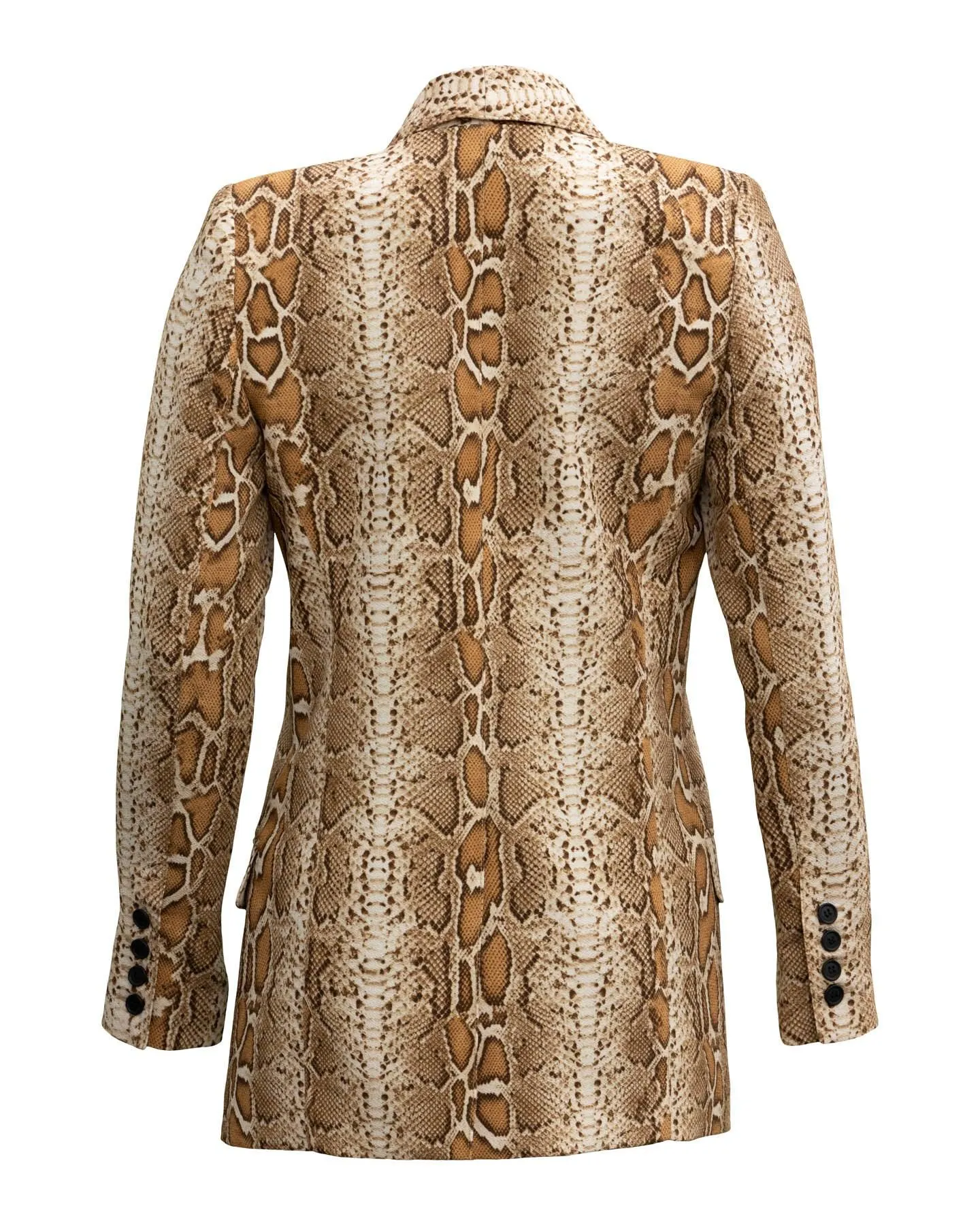 Long Shawl Blazer- Desert Snake